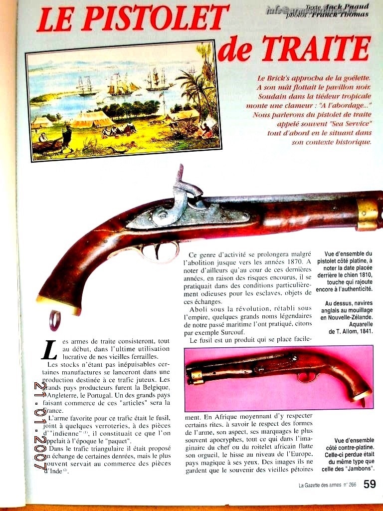 Pistolets de traite XVIIIet XIXe S 2
