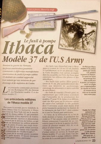 ITHACA M 37 US Army.Riot Gun