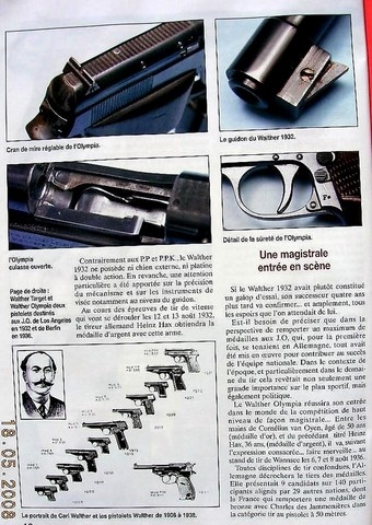 WALTHER Olympia 1936 Compétition .PA